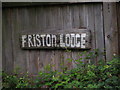 Friston Lodge sign