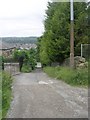 Looking down Hollin Road - from Hollin Lane