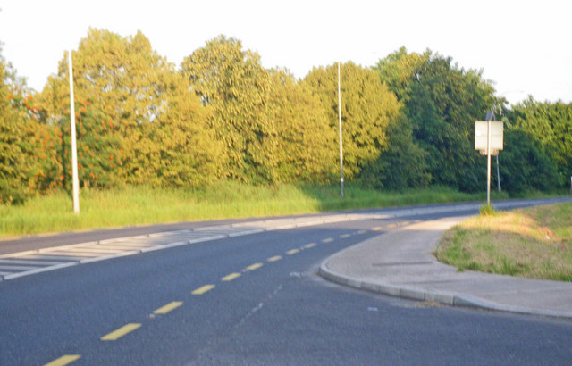 Junction with a road to nowhere