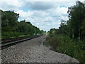 View north on the London to Brighton line