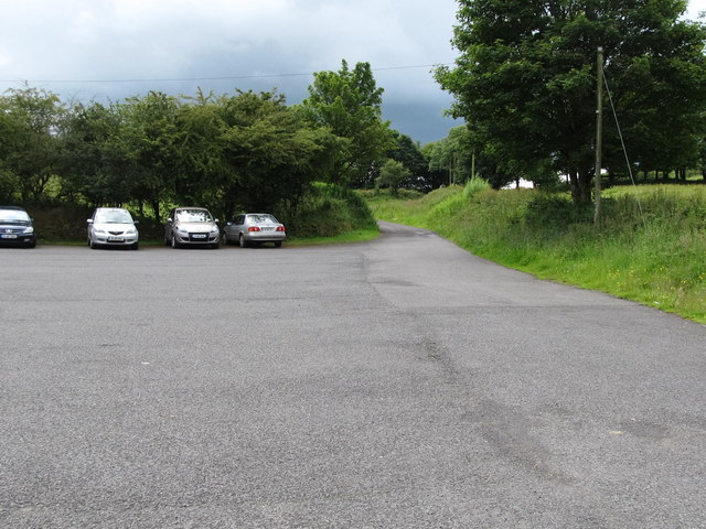 The Loughcrew visitors car park
