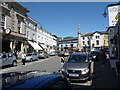 Part of the High Street in Crickhowell