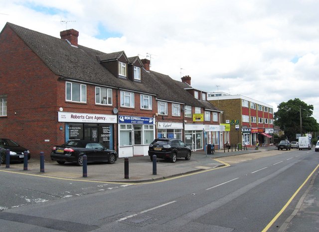 Shops in Anchor Hill, Knaphill © P L Chadwick :: Geograph Britain and ...