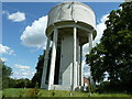 Close up of water tower off Ockley Lane