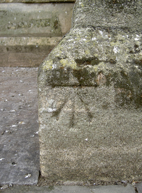 Cut benchmark on Wells Cathedral