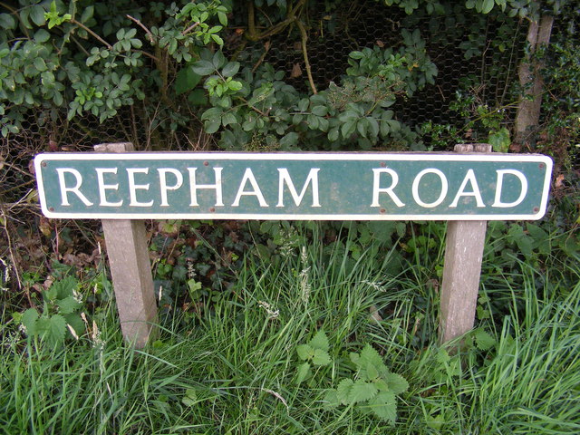 Reepham Road sign