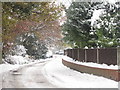 Eliot Bank in snow