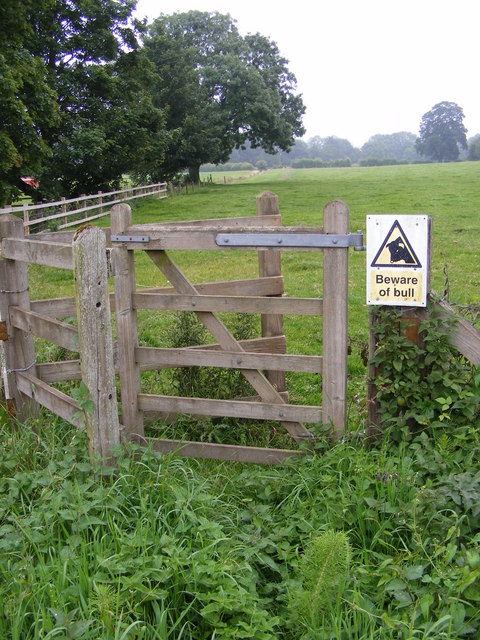 Kissing Gate of the footpath to The Grove