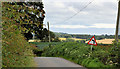 "Bend to left" sign near Dundonald