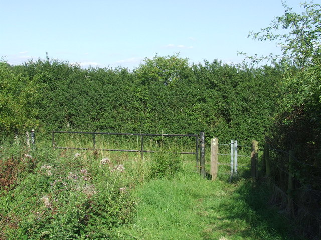 Footpath gate near Epping