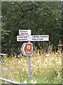 TG0820 : Whitwell Common roadsign by Geographer