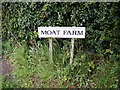 TM4365 : Moat Farm sign by Geographer