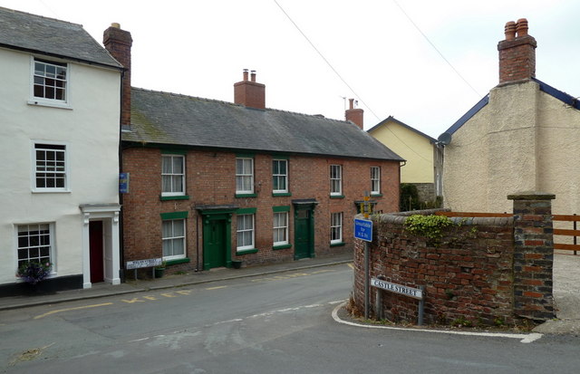 Welsh Street at the Castle Street junction, Bishop's Castle