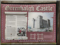 Greenhalgh Castle Information Board