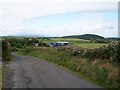 Ballyculter Road descending towards Ballyrenan Farm