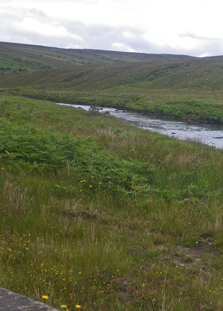 Banks of the Oweniny or Owenmore  River (Abhainn Eidhneach or an Abhainn Mhór)