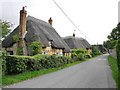 Thatched cottages at Longstock