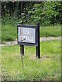 TM2351 : Lea Cottage sign by Geographer