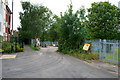 Entrance to a closed car park