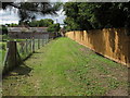 Footpath past back gardens