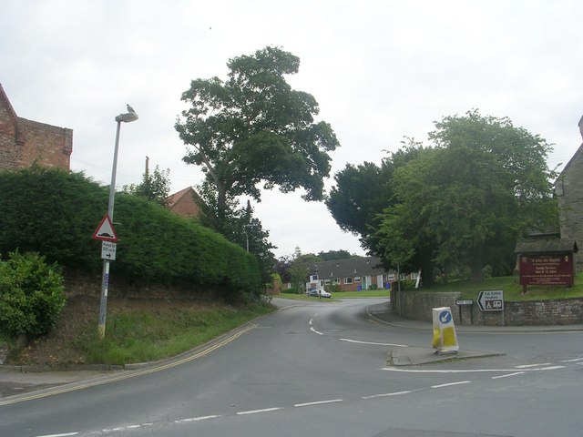 Moor Road - viewed from Church Road