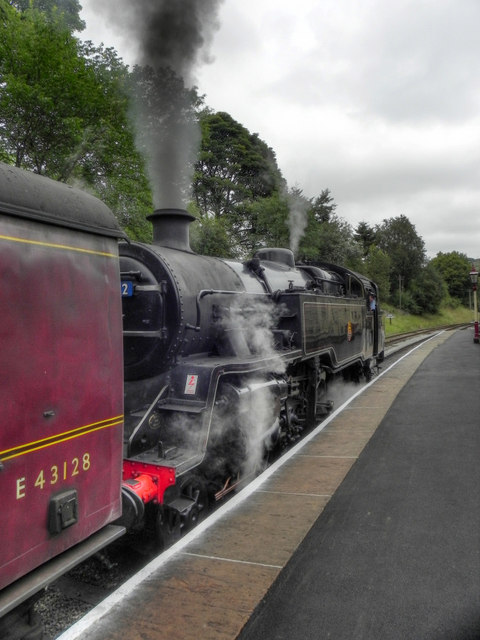 Steam Locomotive at Oxenhope © David Dixon cc-by-sa/2.0 :: Geograph ...