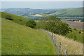 TQ4506 : Lewes from Firle Bostal by Martin Horsfall
