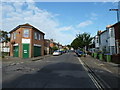 Looking westwards along Argyle Road