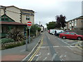 No entry sign at the western end of Newport Street