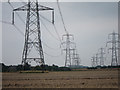 Pylons off Dux Court Road