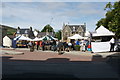 NG4843 : Market in the square at Portree (Port Righ) by Mike Pennington