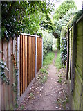 TM4160 : Footpath to Mill Road & Chase's Lane by Geographer