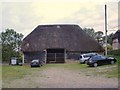 Thatched barn at Longstock