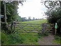 Footpath meets road