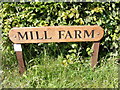 Mill Farm sign