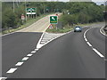 A420 slip road for Botley Interchange