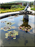O2116 : Fountain, Formal Garden, Powerscourt, County Wicklow by Christine Matthews