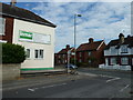 Looking from Bagber Road into Ringwood Road