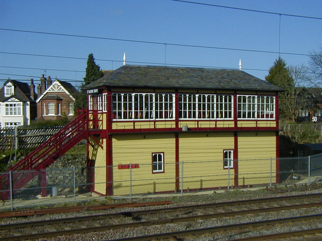 St Albans South Signal Box after... © John Webb :: Geograph Britain and ...