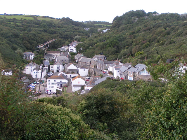 Portloe seen from the South West Coast Path