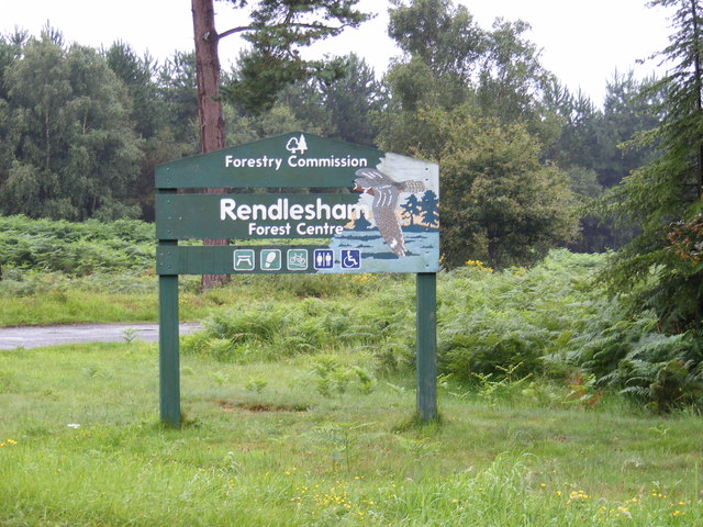 Rendlesham Forest Centre sign © Geographer :: Geograph Britain and Ireland