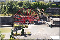 SC4384 : The Lady Evelyn Wheel at Laxey by SMJ