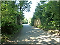 Dismantled bridge on the former Midhurst to Pulborough line