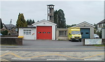 SN7634 : Fire Station and Ambulance Station, Llandovery by Jaggery