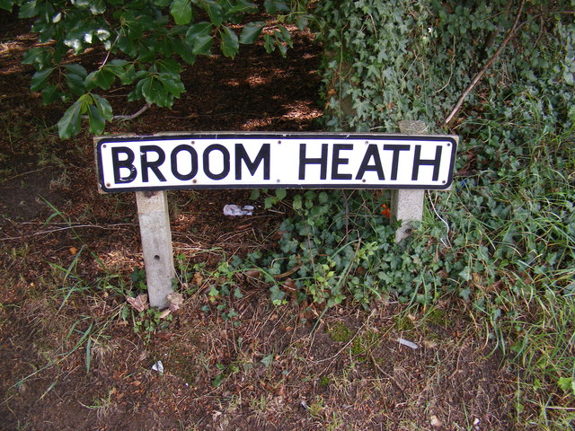 Broom Heath sign