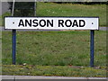 TM2445 : Anson Road sign by Geographer
