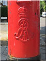 Edward VII postbox, Chevening Road / Peploe Road, NW6 - royal cipher