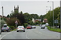 The A59 in Aughton