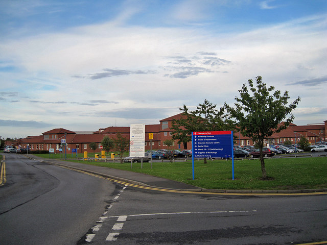 North Tyneside General Hospital, perimeter road