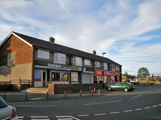 Shops in St Anselm Road, North Shields